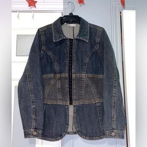 Jeanology Collections Women’s Vintage Jean Jacket